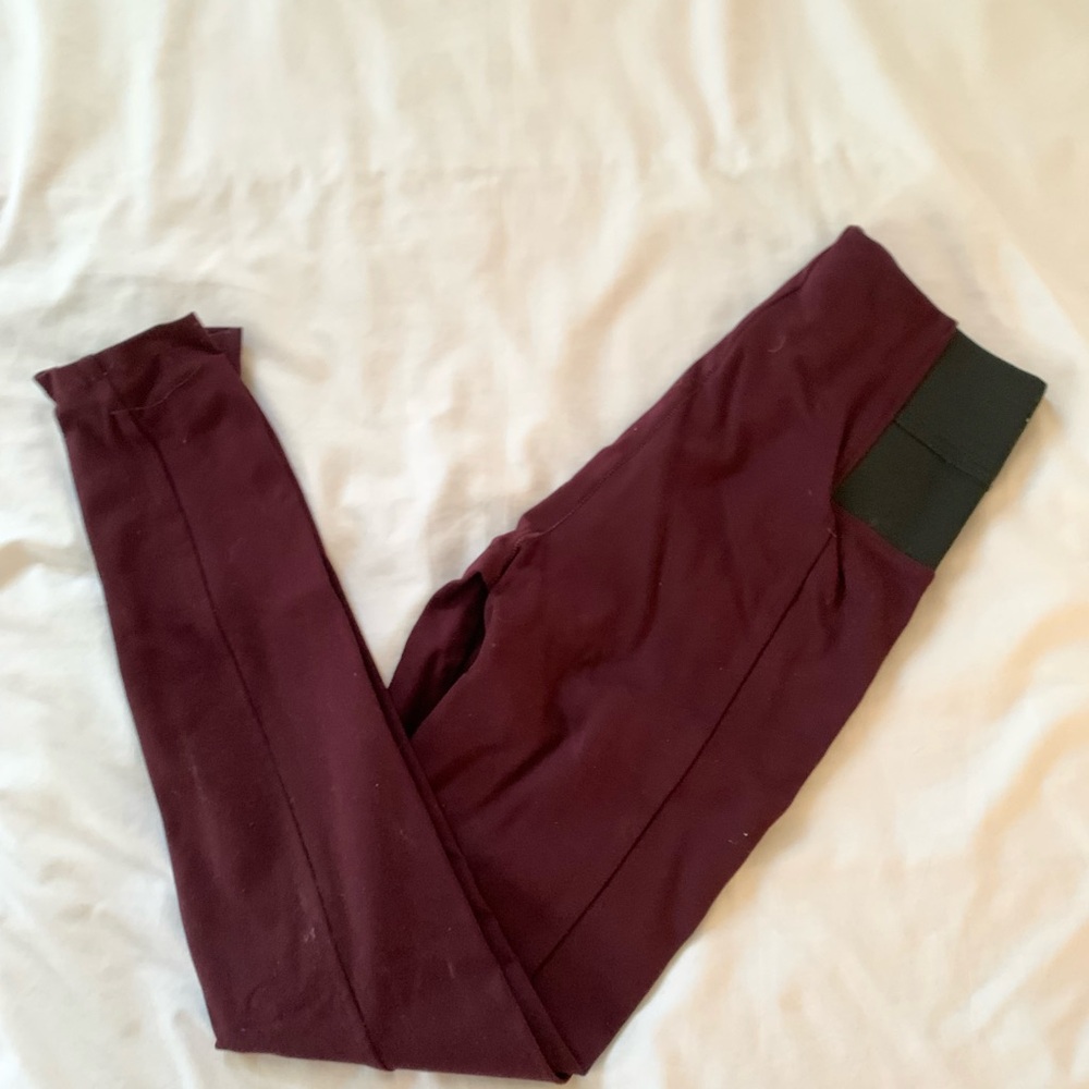 Maroon Leggings